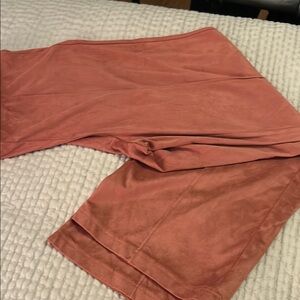 Coral Wide-Leg Pants